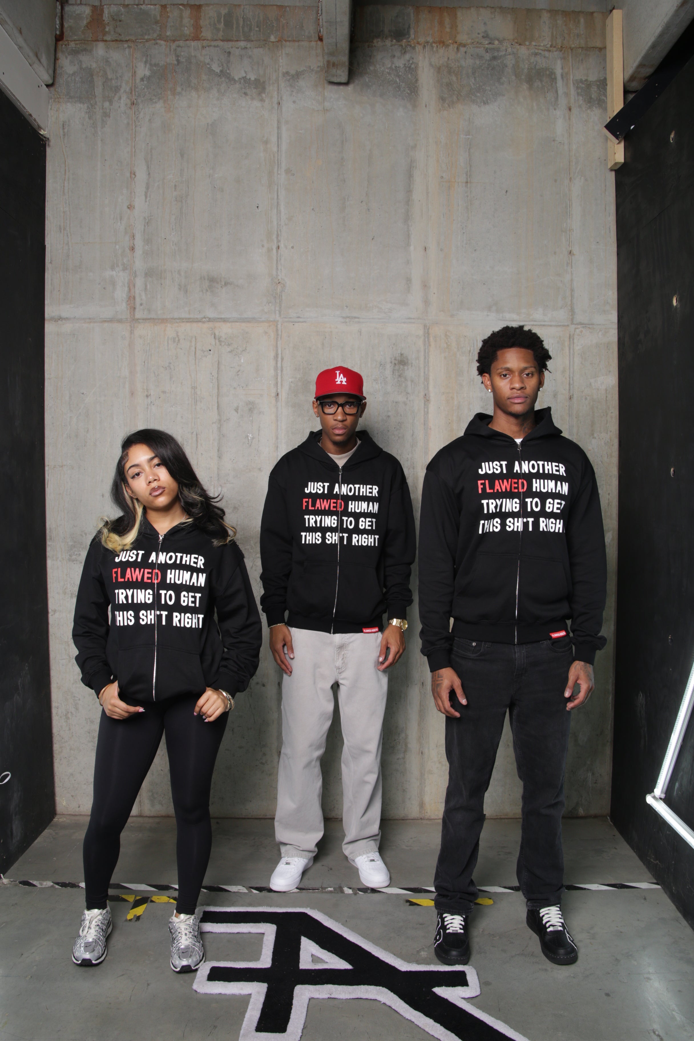 FLAWED HUMAN ZIP UP