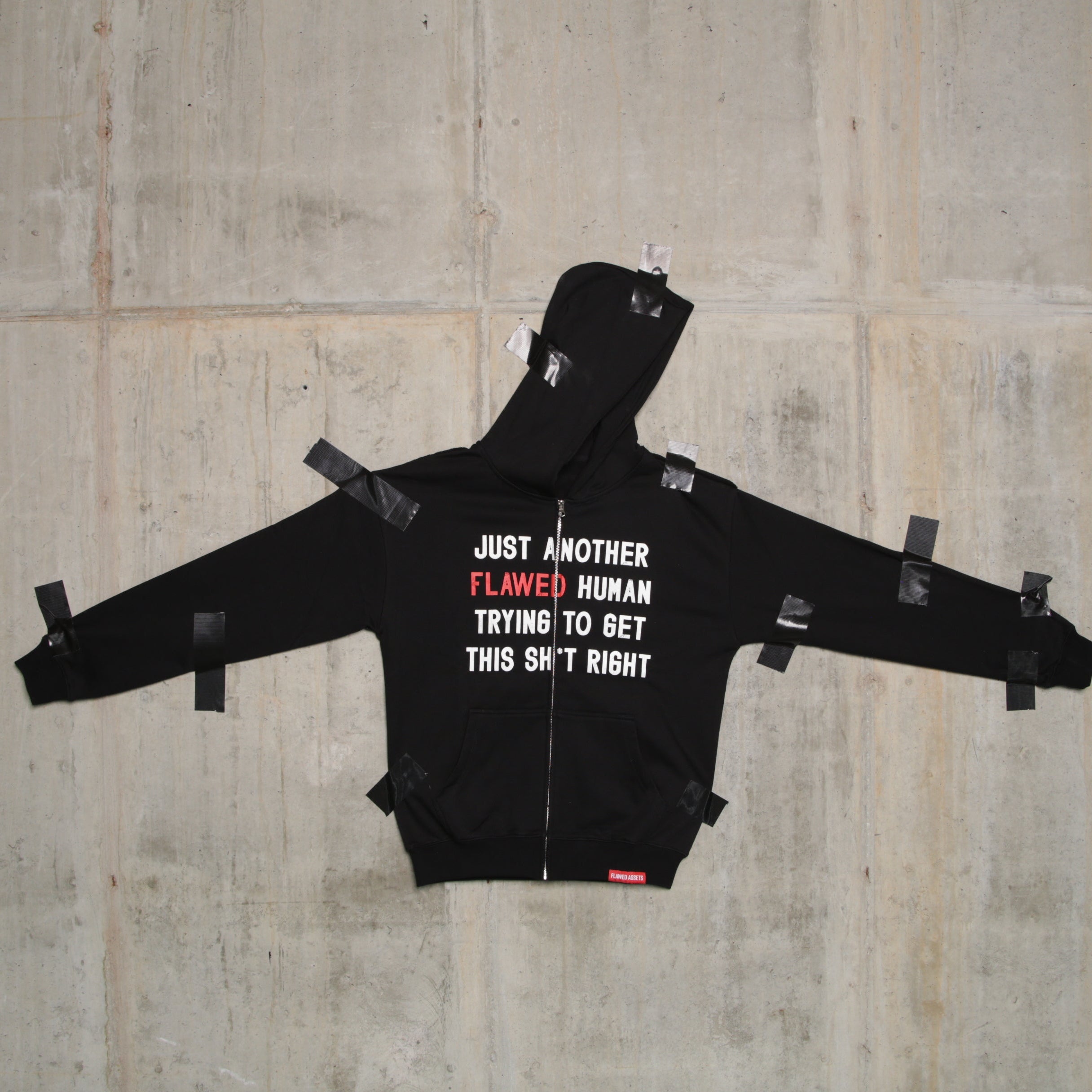 FLAWED HUMAN ZIP UP