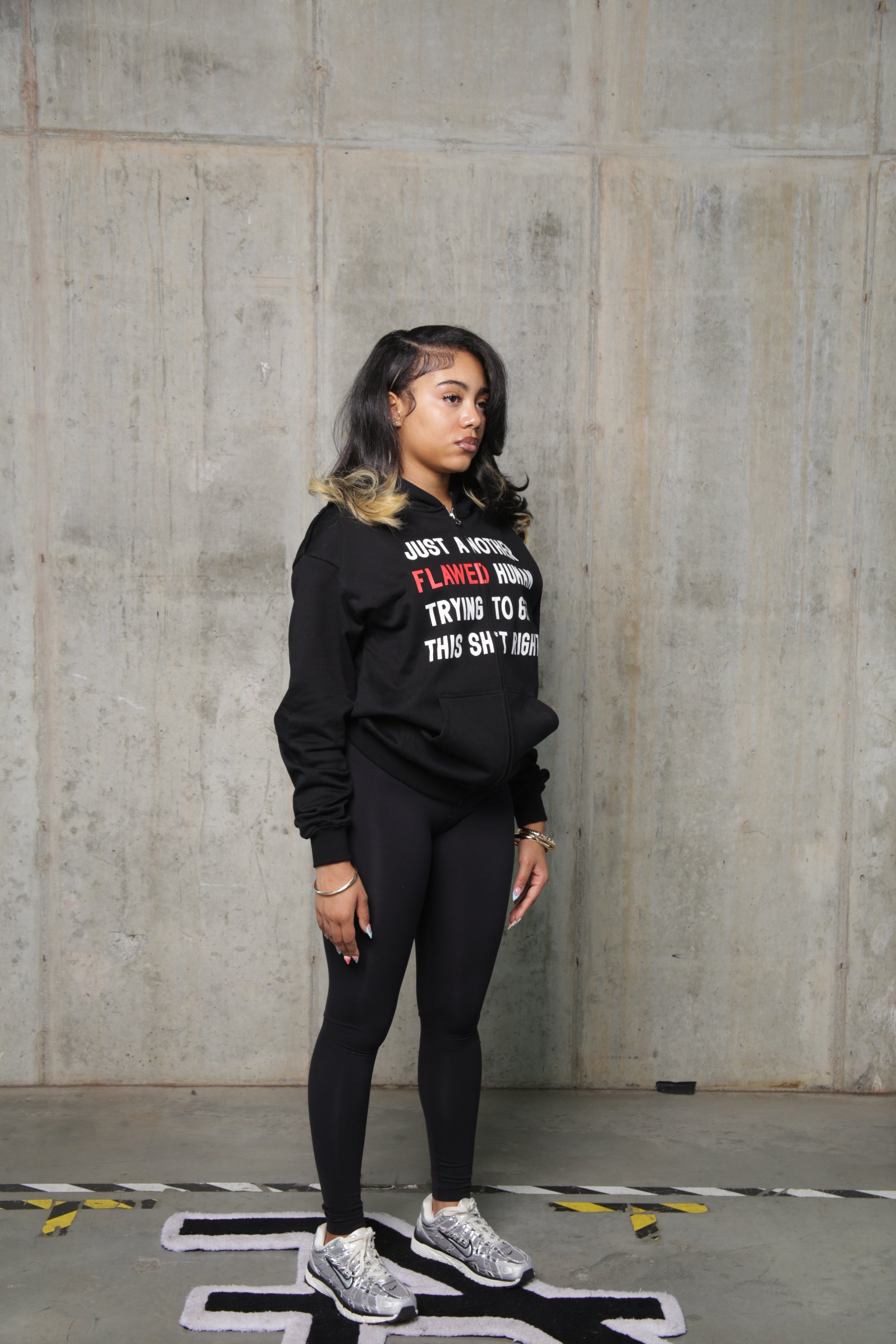 FLAWED HUMAN ZIP UP