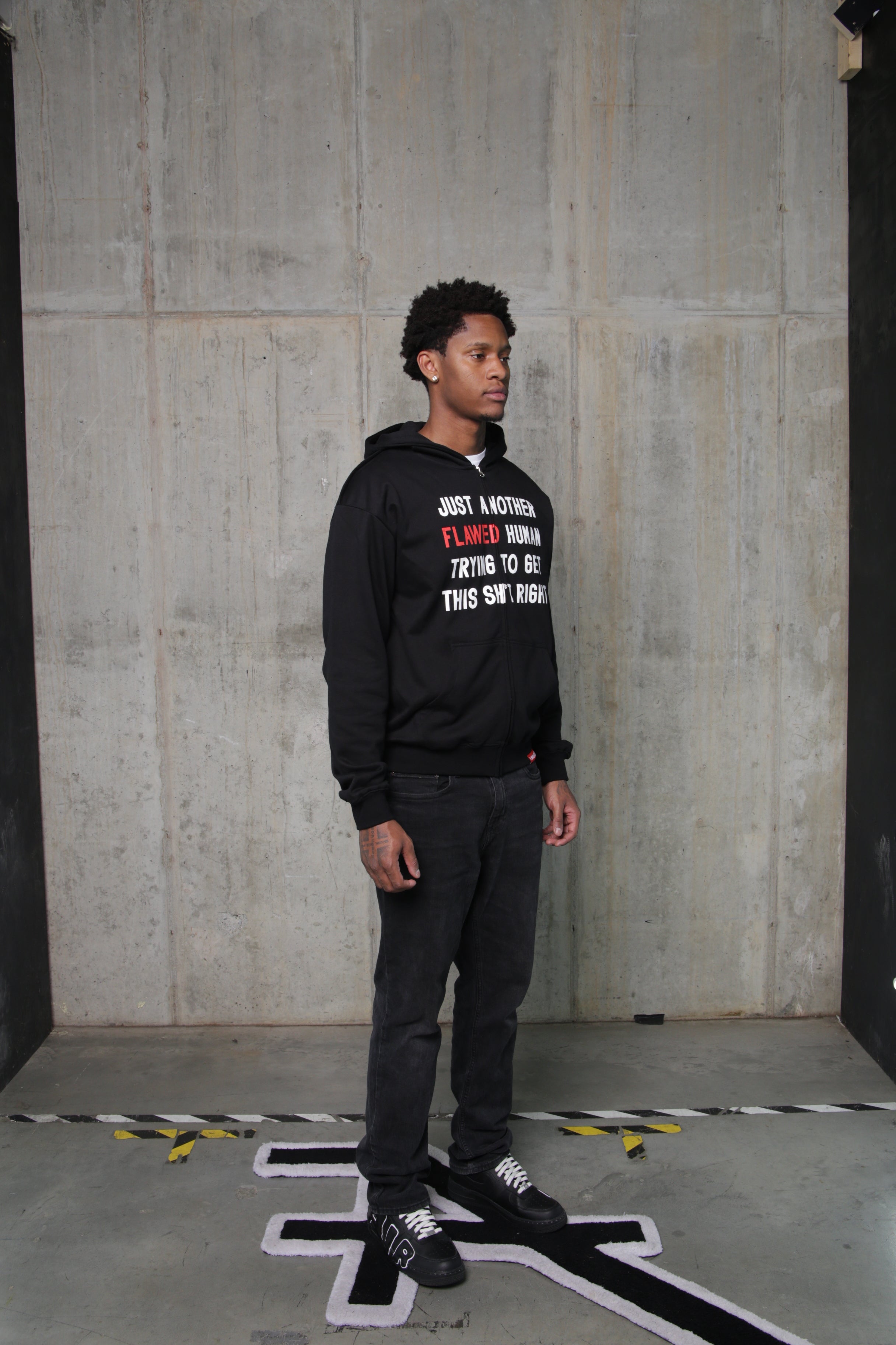 FLAWED HUMAN ZIP UP