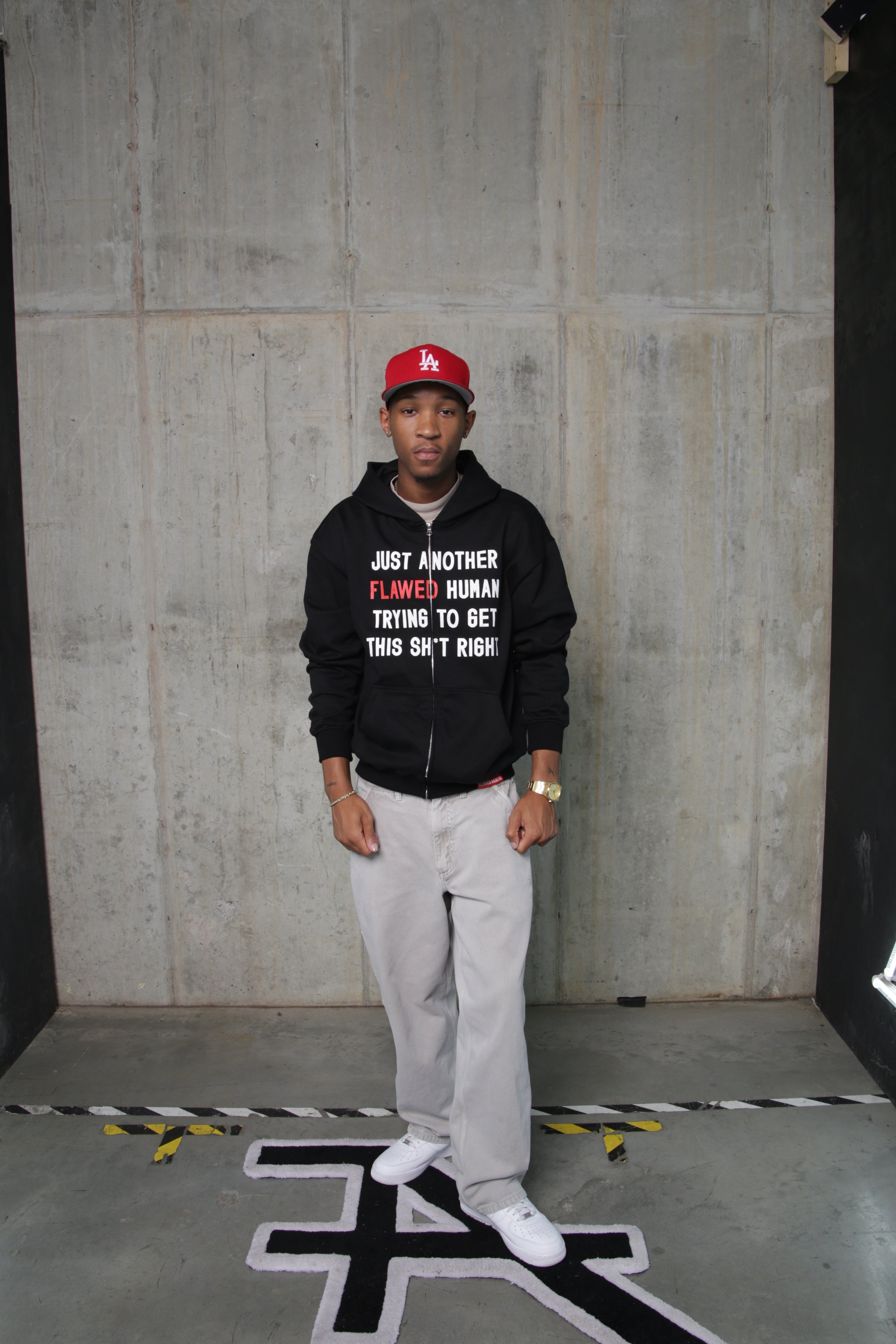 FLAWED HUMAN ZIP UP
