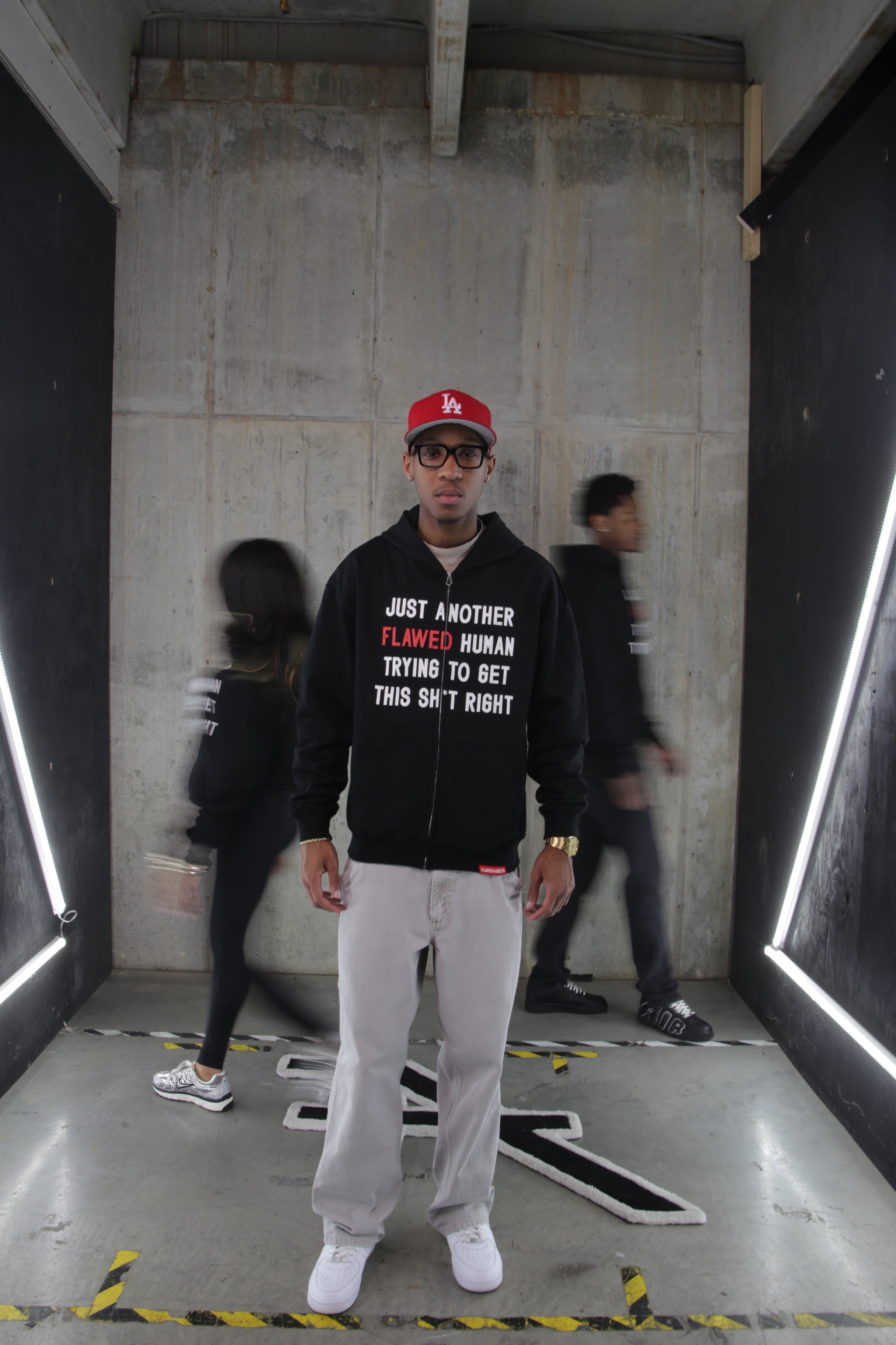FLAWED HUMAN ZIP UP